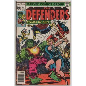 Defenders 45 Marvel Comics 1977 VG 4.0 Bronze Age Jack Kirby Hulk Valkyrie